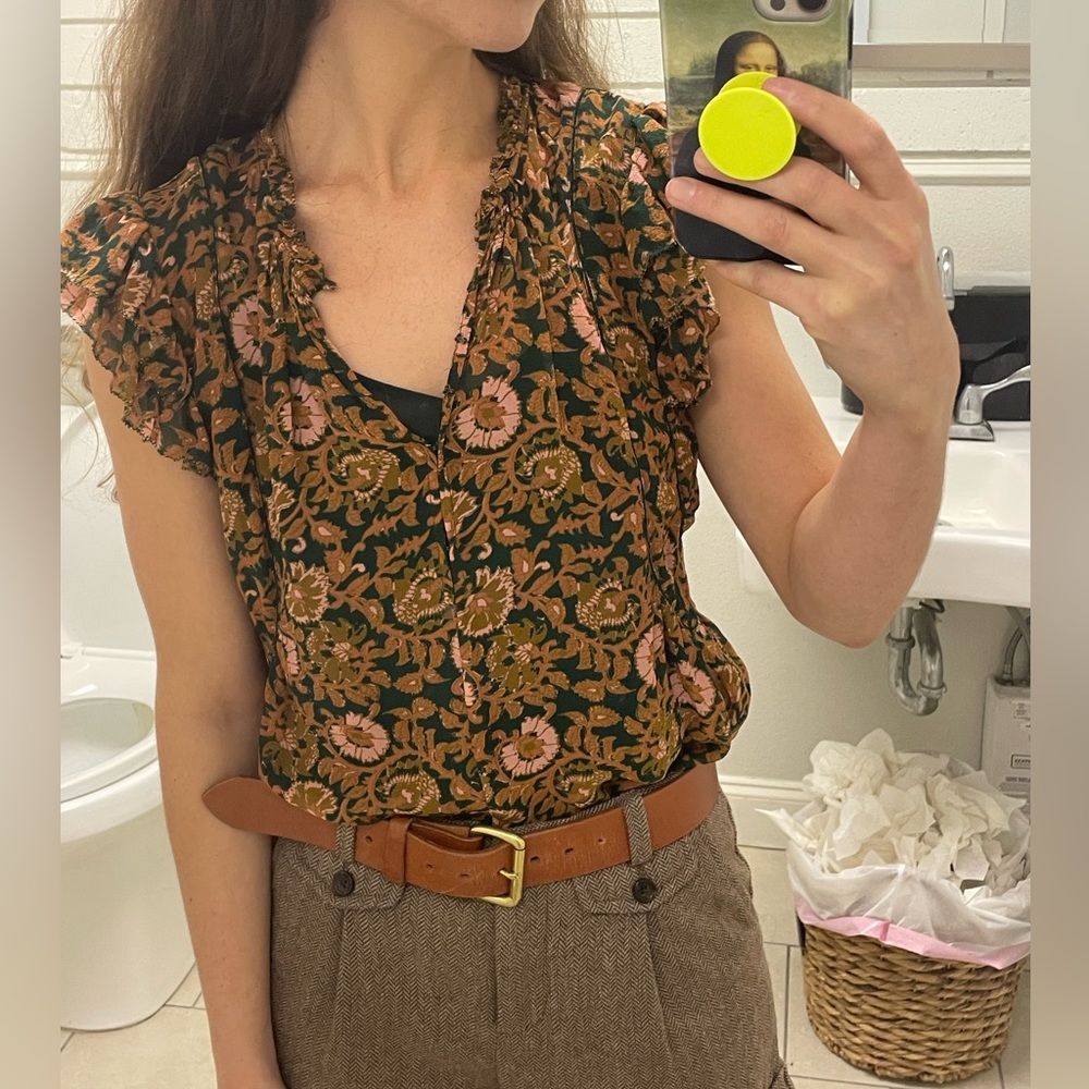 Apiece Apart Maria Del Mar Silk Blouse